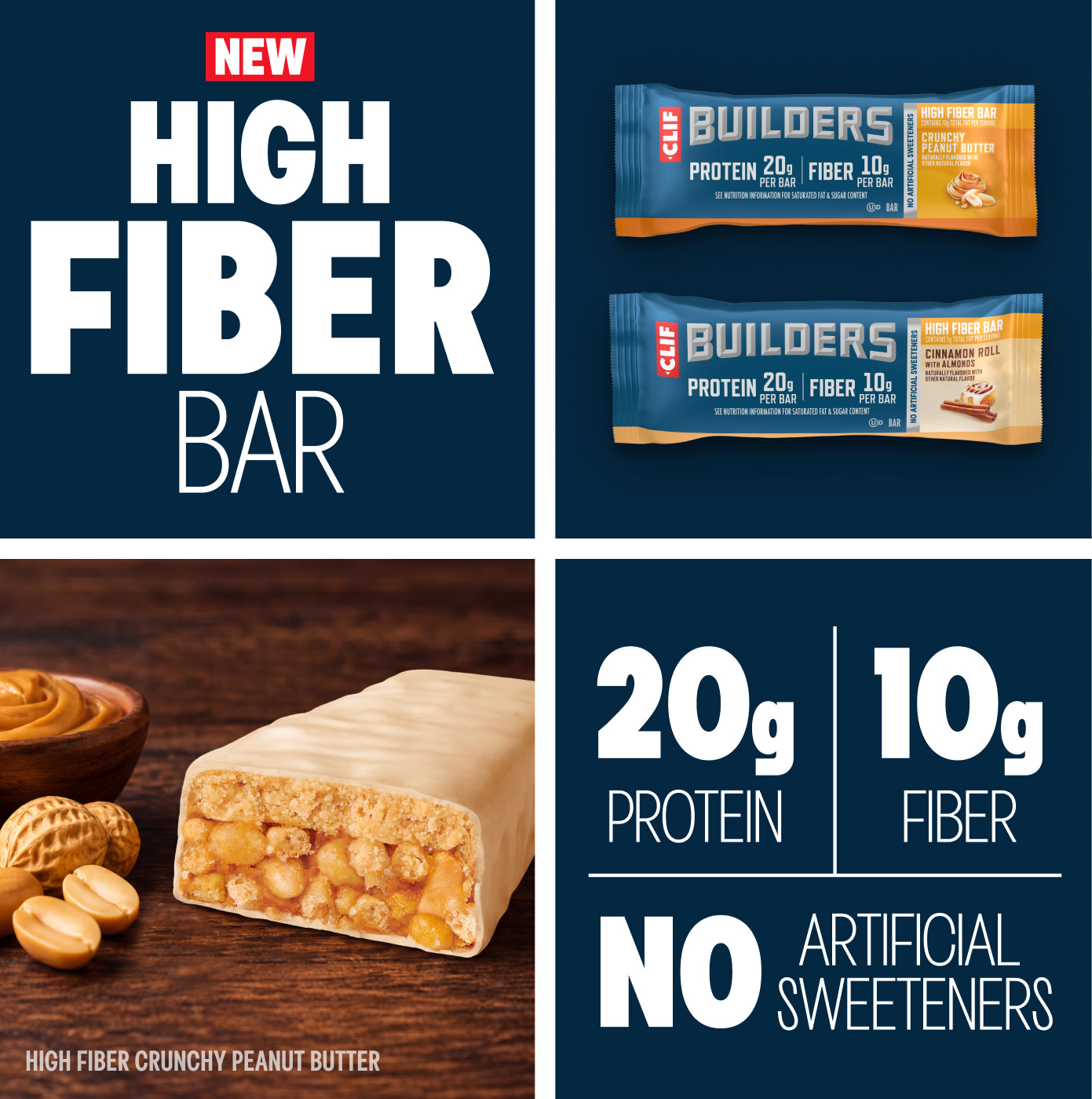 CLIF BUILDERS High Fiber