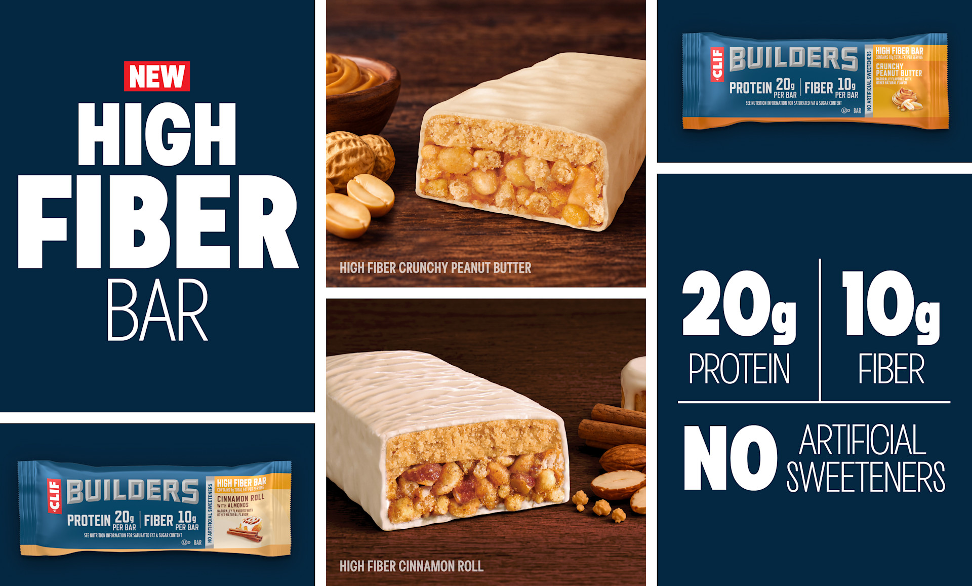 CLIF BUILDERS High Fiber